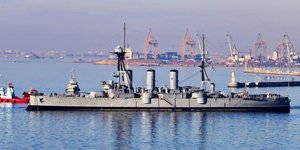 Ο απόπλους του θωρηκτού Αβέρωφ από τη Θεσσαλονίκη / ΜΟΤΙΟΝΤΕΑΜ: ΤΡΥΨΑΝΗ ΦΑΝΗ