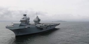 Το βρετανικό αεροπλανοφόρο HMS Queen Elizabeth 