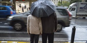 Βροχές σε αρκετές περιοχές σήμερα (Φωτογραφία: EUROKINISSI/ΛΥΔΙΑ ΣΙΩΡΗ)