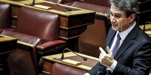 Ο Ανδρέας Λοβέρδος (Φωτογραφία: EUROKINISSI/ ΓΙΩΡΓΟΣ ΚΟΝΤΑΡΙΝΗΣ)