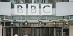 Τα γραφεία του BBC του Λονδίνου (Φωτογραφία: AP Photo/Frank Augstein)