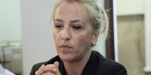 Η Ρένα Δούρου (Φωτογραφία: EUROKINISSI/ ΠΑΝΑΓΟΠΟΥΛΟΣ ΓΙΑΝΝΗΣ)