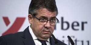 O Ζίγκμαρ Γκάμπριελ (Φωτογραφία: AP/ Bernd von Jutrczenka)
