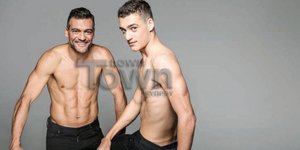 Φωτογραφία: DownTown Κύπρου/ Η φωτογράφιση του Στέλιου Κρητικού με τους γιους του