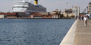 Το λιμάνι της Θεσσαλονίκης (Φωτογραφία: ΜΟΤΙΟΝΤΕΑΜ/ΦΑΝΗ ΤΡΥΨΑΝΗ)