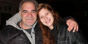 Ο Γιάννης Μποσταντζόγλου με την κόρη του