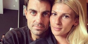 Η Όλγα Πηλιάκη με το σύζυγό της