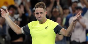 Ο Τένις Σάντγκρεν (Φωτογραφία: AP/ Vincent Thian)