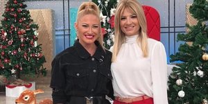 Η Ιωάννα Τούνη μαζί με την Φαίη Σκορδά (Φωτογραφία: Instagram)