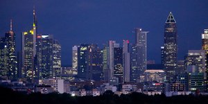 H Φρανκφούρτη είναι η έδρα των μεγαλύτερων γερμανικών τραπεζών/ Φωτογραφία: ΑΡ