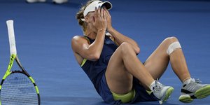 Η Καρολίν Βοζνιάκι (Φωτογραφία: AP/ Andy Brownbill)