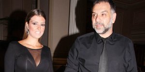 Ο Γρηγόρης Αρναούτογλου με την πρώην σύζυγό του