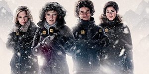 Οι παρουσιαστές του BBC στους Χειμερινούς Αγώνες της Πιονγκτσανγκ. Φωτογραφία: BBC