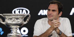 Ο Ρότζερ Φέντερερ (Φωτογραφία: AP/ Vincent Thian)