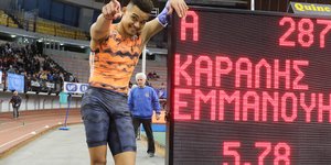 Ο Εμμανουήλ Καραλής (Φωτογραφία: ΜΑΡΚΟΣ ΧΟΥΖΟΥΡΗΣ / EUROKINISSI)