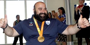 Ο Παύλος Μάμαλος (Φωτογραφία: Eurokinissi Sports / ΚΩΣΤΑΣ ΜΑΚΡΥΔΗΜΑΣ)
