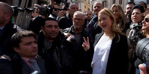 Η Τζόρτζια Μελόνι (Φωτογραφία: AP Photo/Alessandra Tarantino)