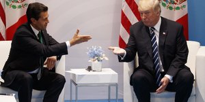 Τραμπ και Νιέτο σε παλιότερη συνάντηση (Φωτογραφία: AP/ Evan Vucci)