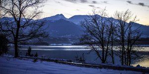 Χιονισμένη λίμνη Πλαστήρα (Φωτογραφία: EUROKINISSI/ΕΥΡΙΠΙΔΗΣ ΠΑΠΟΥΤΣΗΣ)