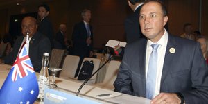 Ο Πίτερ Ντάτον (Φωτογραφία: AP/ Firdia Lisnawati)