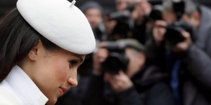 Η Μέγκαν Μαρκλ έκλεψε την παράσταση στον καθεδρικό του Γουεστμίνστερ με την εμφάνισή της. Φωτογραφία: AP