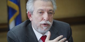 Ο Σταύρος Κοντονής (Φωτογραφία: EUROKINISSI/ ΧΡΗΣΤΟΣ ΜΠΟΝΗΣ)