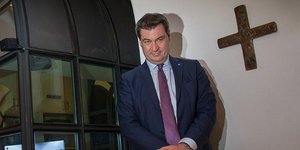 Ο Βαυαρός πρωθυπουργός Μάρκους Ζέντερ -Φωτογραφία: dpa/P.Kneffel