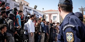 Μυτιλήνη-πλατεία Σαπφούς/Φωτογραφία: Eurokinissi