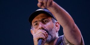 Φωτογραφία: O ηγέτης της αντιπολίτευσης Νικόλ Πασινιάν/AP