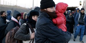 Πρόσφυγες στα ελληνοτουρκικά σύνορα στον Έβρο (Φωτογραφία αρχείου: ΑΡ)