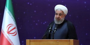 Χασάν Ροχανί (Φωτογραφία: Iranian Presidency Office via AP)