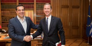 Με τον διευθύνοντα σύμβουλο της Snam συναντήθηκε ο Αλέξης Τσίπρας