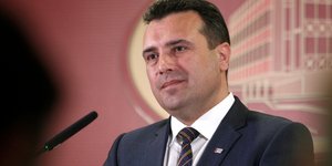 Ζόραν Ζάεφ(Φωτογραφία: AP Photo/Boris Grdanoski)