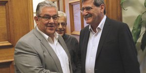 Συνάντηση Κουτσούμπα-Πελετίδη