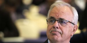 Ο υπ. Αγροτικής Ανάπτυξης Βαγγέλης Αποστόλου -Φωτογραφία αρχείου: Eurokinissi/ΤΡΥΨΑΝΗ ΦΑΝΗ