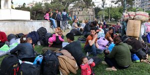 Μετανάστες στη Θεσσαλονίκη/Φωτογραφία: Eurokinissi