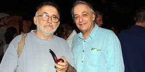 Θάνος και Ανδρέας Μικρούτσικος (Φωτογραφία: NDPphoto)