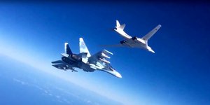 Ένα Su-30SM σαν κι αυτό κατέπεσε στη Μεσόγειο (Φωτογραφία αρχείου: ΑΡ) 