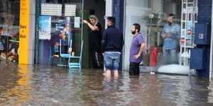 Νεροποντή στη Θεσσαλονίκη/Φωτογραφία: Eurokinissi