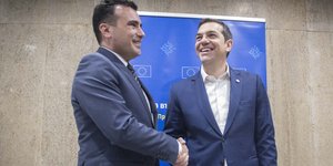 Τετ α τετ Τσίπρα-Ζάεφ στη Σόφια / Φωτογραφία: INTIMENEWS