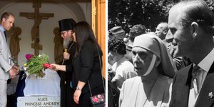 Ο πρίγκιπας Γουίλιαμ στον τάφο της προγιαγιάς του/Η πριγκίπισσα Αλίκη /Φωτογραφίες: AP