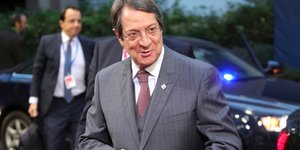 Νίκος Αναστασιάδης (Φωτογραφία: AP Photo/Olivier Matthys)