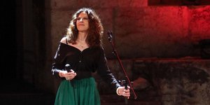 H Ελευθερία Αρβανιτάκη στο Ηρώδειο/ Φωτογραφία: NDP Photo Agency