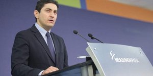 Ο Γραμματέας της ΝΔ Λευτέρης Αυγενάκης /Φωτογραφία: Eurokinissi