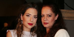 Η Λίλα Καφαντάρη με τη κόρη της