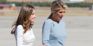 Οι βασίλισσες Λετίθια και Μάξιμα. Φωτογραφία: Splash News 