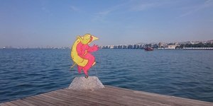 Το γλυπτό «Φεγγαράκι στην Ακτή» ήταν του γλύπτη Παύλου Βασιλειάδη