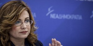 Η συμφωνία δίνει έδαφος στον αλυτρωτισμό εκτιμά η Μαρία Σπυράκη -Φωτογραφία: Eurokinissi