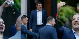 Η στιγμή που ο Αλέξης Τσίπρας δέχεται αποδοκιμασίες στο Λονδίνο (Φωτογραφίες: Intimenews/ΛΕΓΑΚΗΣ ΔΗΜΗΤΡΗΣ