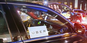 Ενα αυτοκίνητο της Uber
